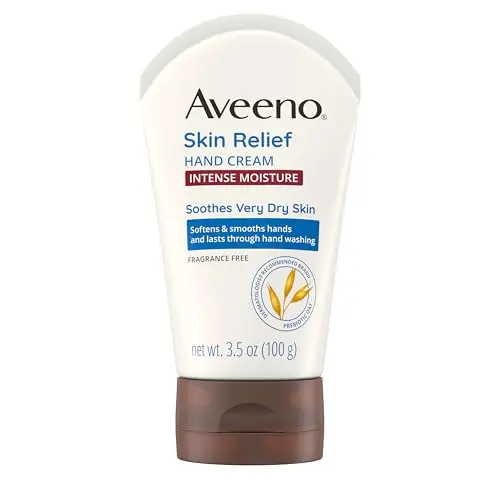 Aveeno Skin Relief Fragrance-Free Hand Cream tube
