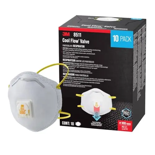 3M N95 Respirator 8511 with cool flow exhalation valve