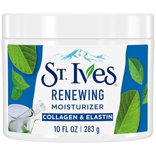 St. Ives Collagen and Elastin face moisturizer jar