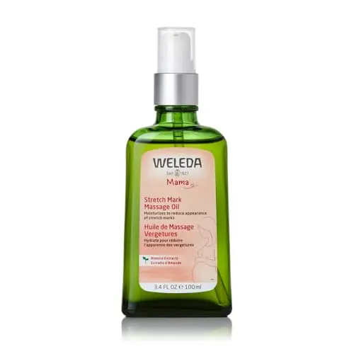 Weleda Stretch Mark Pregnancy Massage Oil pump bottle