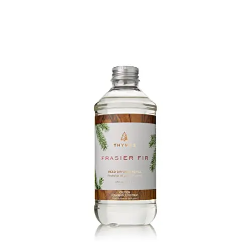 Thymes Frasier Fir reed diffuser oil refill bottle
