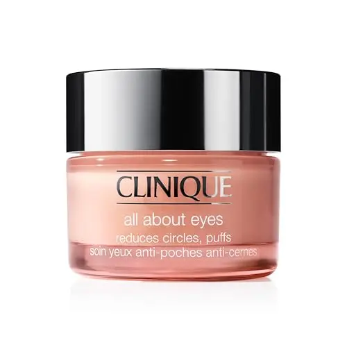 Clinique All About Eyes Lightweight Eye Cream in a simple silver jar