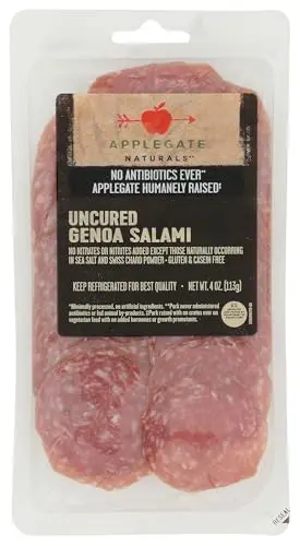 Applegate Natural Uncured Genoa Salami deli package