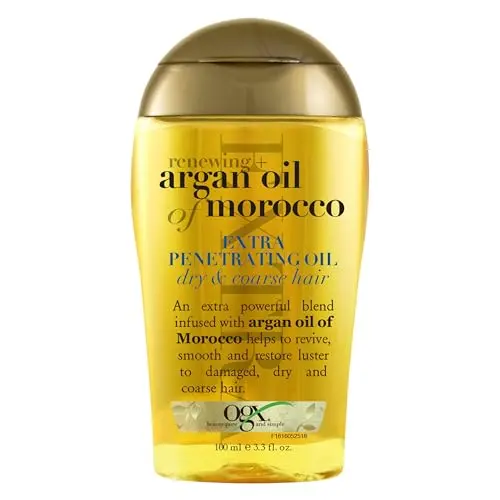 OGX Renewing Argan Oil of Morocco bottle with gold cap