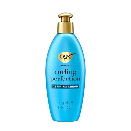 OGX Argan Oil Curl-Defining Styling Cream jar for curly hair