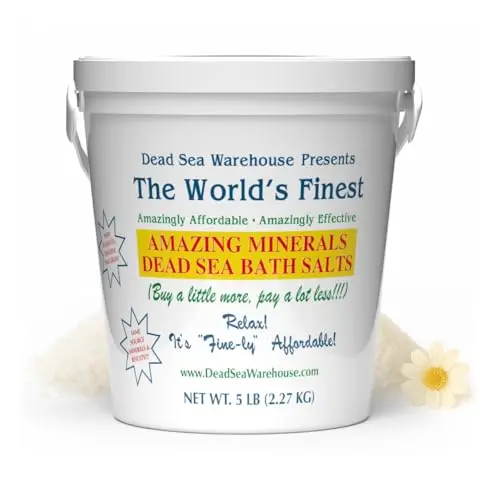 Bag of Dead Sea Warehouse Amazing Minerals bath salts for dry skin