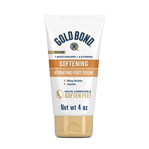Gold Bond Softening Foot Cream tube with shea butter