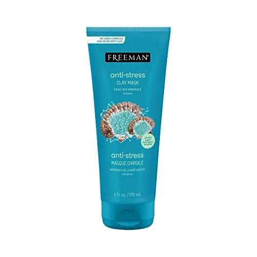 Freeman Anti-Stress Clay Mask tube with lavender design