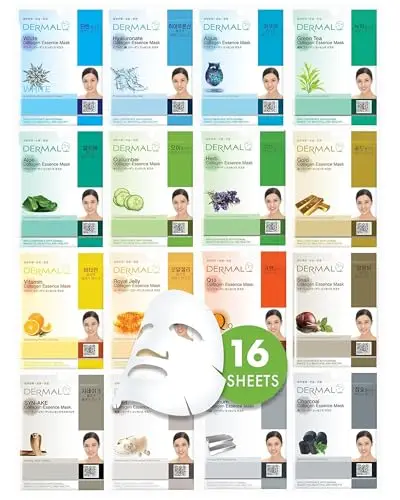 DERMAL Collagen Essence Sheet Mask 16 Pack product image