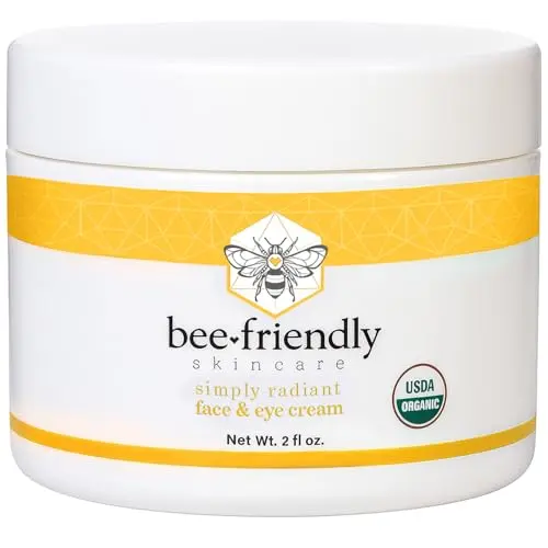 BeeFriendly Organic Face and Eye Cream jar