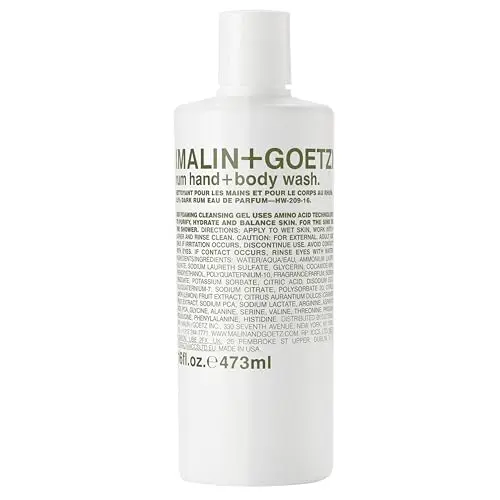 MALIN+GOETZ Rum Hand and Body Wash bottle