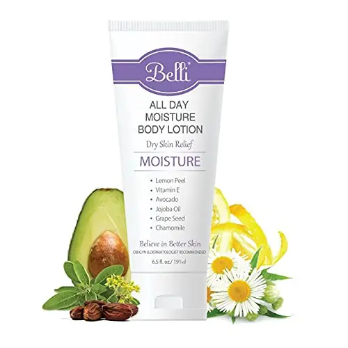 Belli All Day Moisturizer Body Lotion bottle for pregnancy