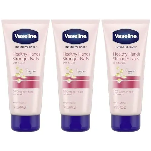 Vaseline Intensive Care Healthy Hands Stronger Nails lotion tubes in a pack