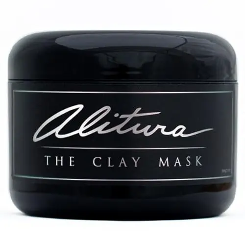 Alitura clay face mask jar with vitamins and pearl powder