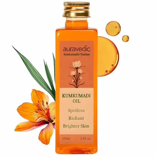 Auravedic Kumkumadi Oil with pure saffron for radiant skin