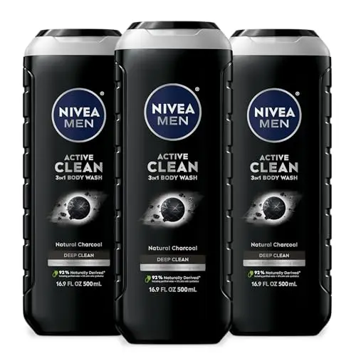 NIVEA MEN Active Clean Charcoal Body Wash pack