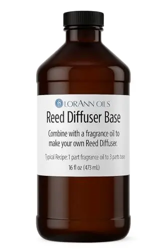 LorAnn Oils unscented reed diffuser base bottle for DIY fragrance mixing