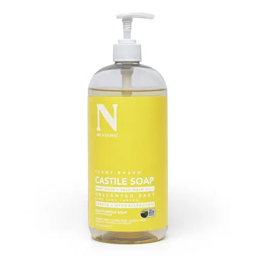 Dr. Natural Castile Liquid Soap bottle, unscented