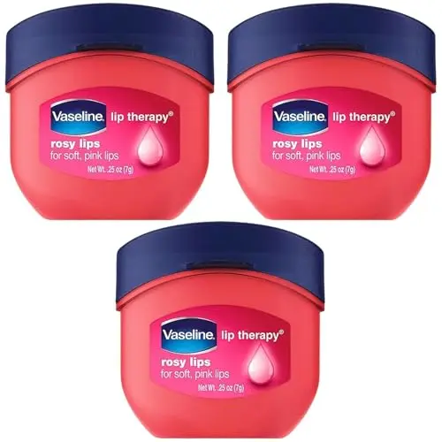 Vaseline Rosy Lips Lip Therapy mini jars 3-pack