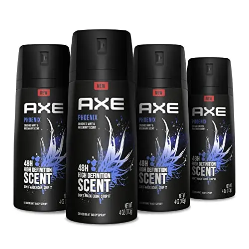 AXE Phoenix body spray deodorant for men in recyclable metal can