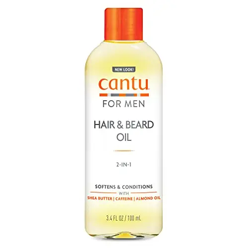 Cantu for Men Hair and Beard Oil bottle