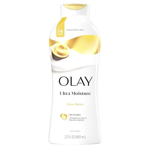 Olay Ultra Moisture Body Wash bottle with Shea Butter scent