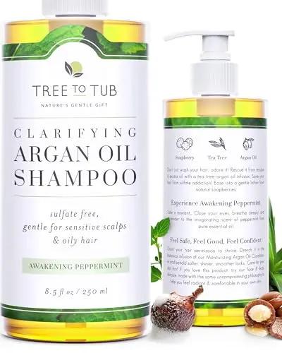 Tree to Tub Peppermint Shampoo for Oily Hair bottle
