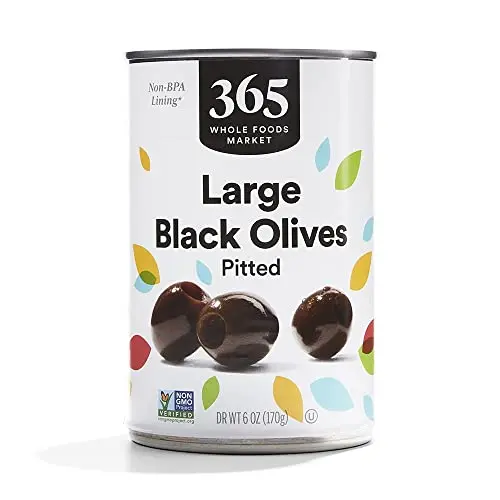 365 by Whole Foods Market Ripe Large Pitted Black Olives