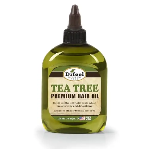 Difeel Premium Natural Hair Oil with tea tree oil