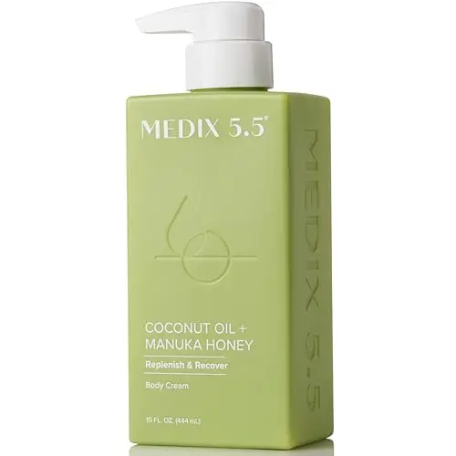 Medix 5.5 Coconut Body Lotion + Manuka Honey Cream jar