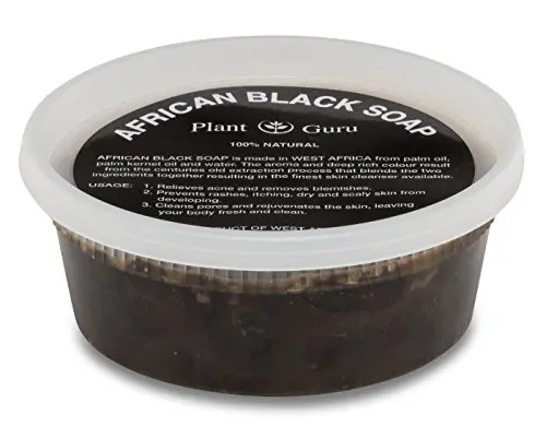 Plant Guru African Black Soap Paste in a jar