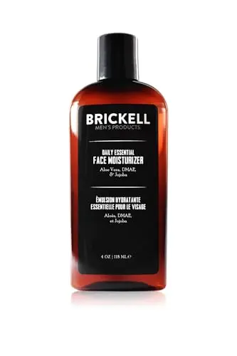 Brickell Men's Daily Essential Face Moisturizer unscented bottle