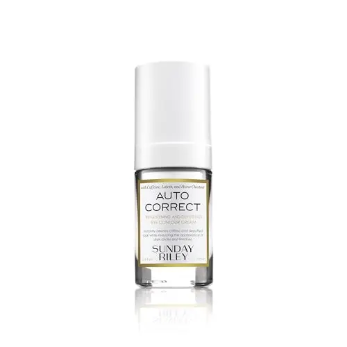 Sunday Riley Auto Correct Brightening and Depuffing Eye Contour Cream jar