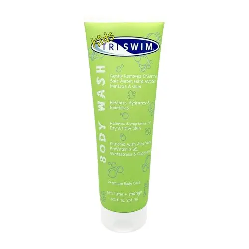 TRISWIM Kids body wash bottle designed for children's sensitive skin