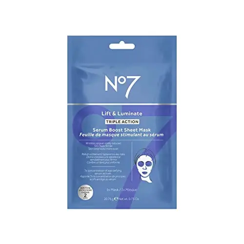 No7 Lift & Luminate Sheet Mask product image