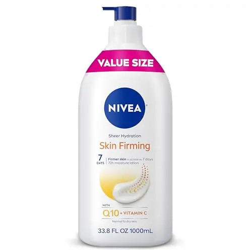 NIVEA Sheer Hydration Skin Firming Body Lotion value size bottle