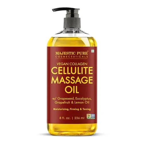 Majestic Pure Firming Body Massage Oil with Collagen bottle