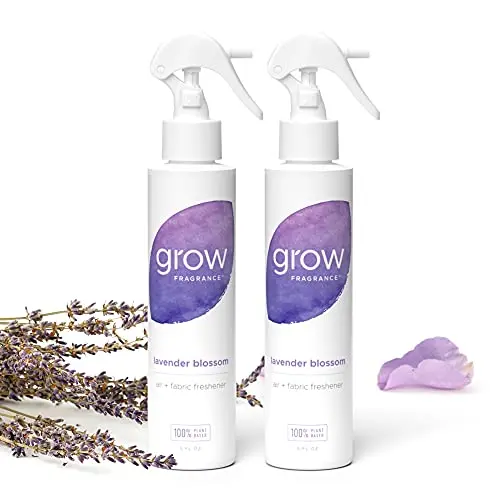 Grow Fragrance Scented Fabric and Room Air Freshener Spray bottles