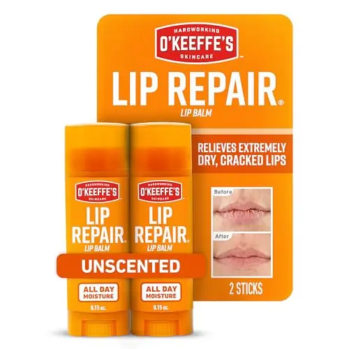 O'Keeffe's Lip Repair unscented lip balm stick