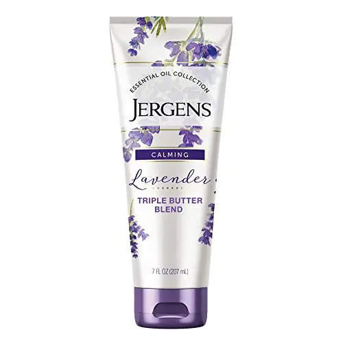 Jergens Lavender Body Butter Hand and Body Lotion tube