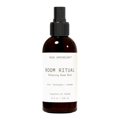 Muse Apothecary Room Ritual spray bottle with aloe, eucalyptus, and lavender