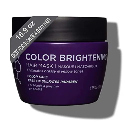 Luseta Purple Hair Mask tub with coconut oil