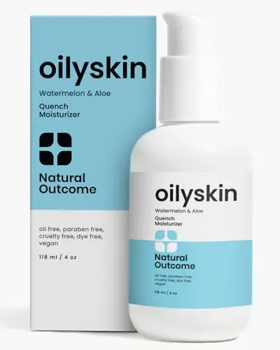 Natural Outcome Oilyskin Quench Moisturizer pump bottle