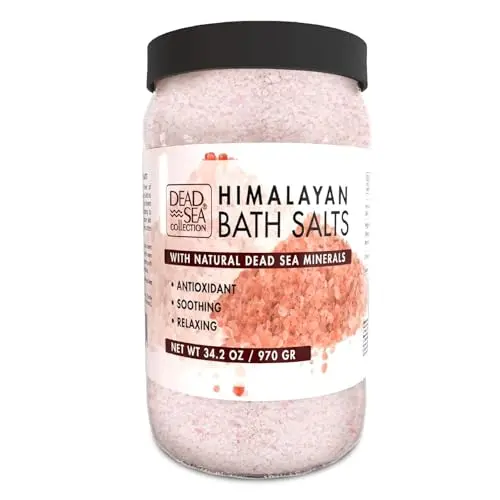Dr Teal's Epsom Salt Magnesium Soak with Shea Butter & Almond Oil in a blue bag