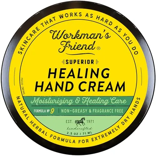 WORKMAN'S FRIEND Superior Healing Hand Cream in a 2.5 oz tube