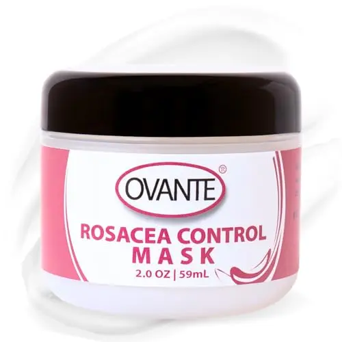 OVANTE Soothing Cooling cream face mask for rosacea and demodex-prone skin