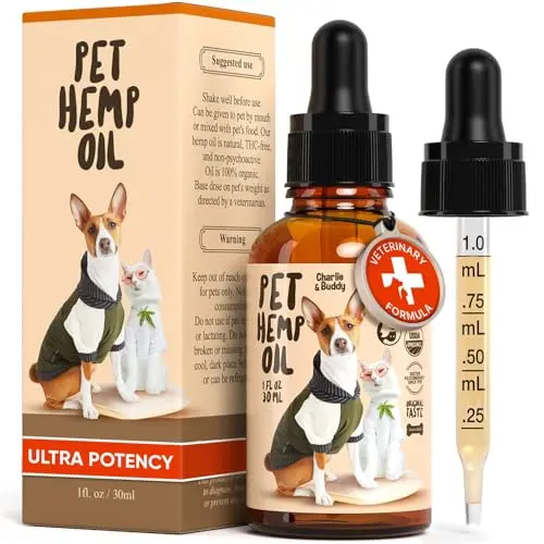 Charlie Buddy Hemp Oil for dogs and cats