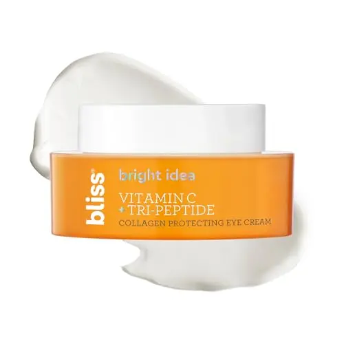 Bliss Bright Idea Vitamin C Eye Cream in a yellow tube