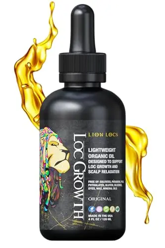 Lion Locs Growth Oil and Scalp Relaxer bottle