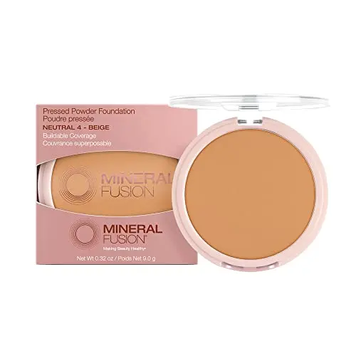 Mineral Fusion Pressed Powder Foundation compact in shade Neutral 4